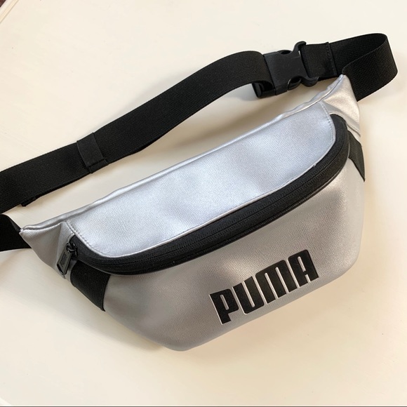 Silver puma waist pack belt bag - Picture 1 of 12